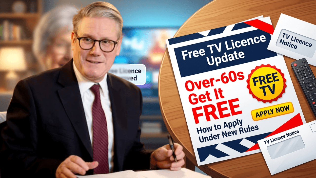 UK Govt Confirms Free TV Licence for Over-60s – How to Apply Under New Rules