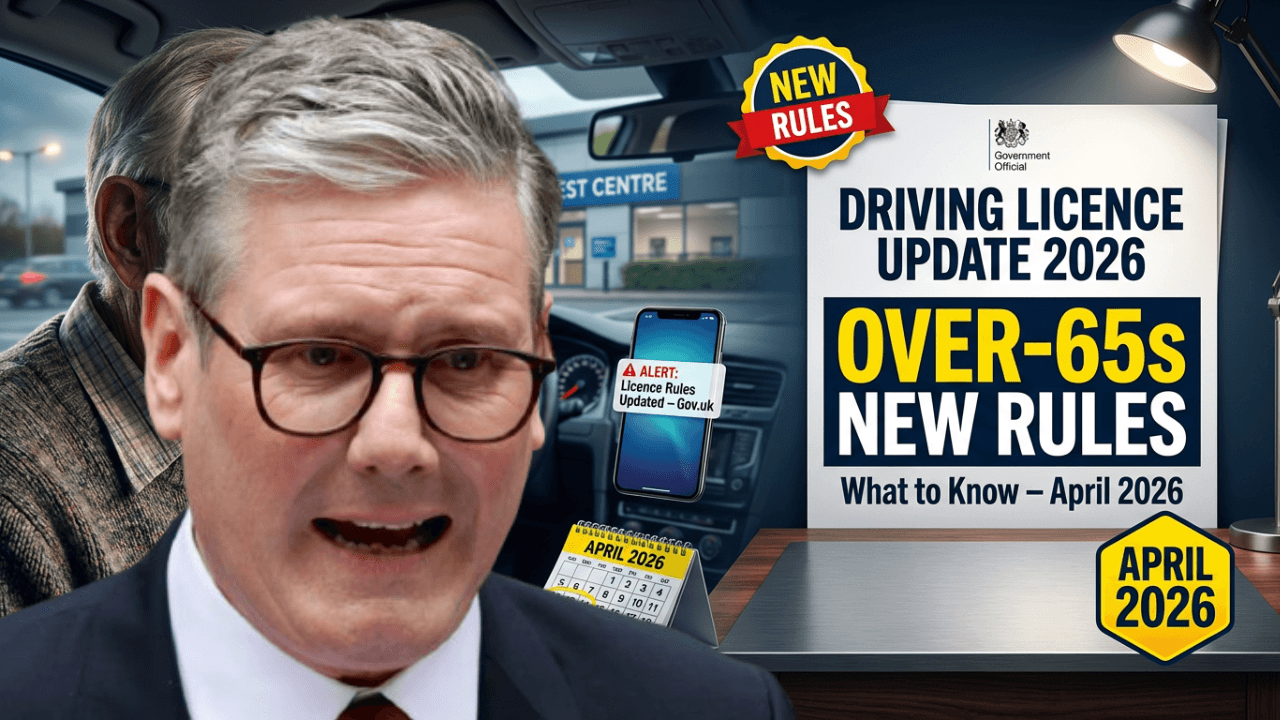 New UK Driving Licence Rules for Over‑65s Start April 2026 – What to Know