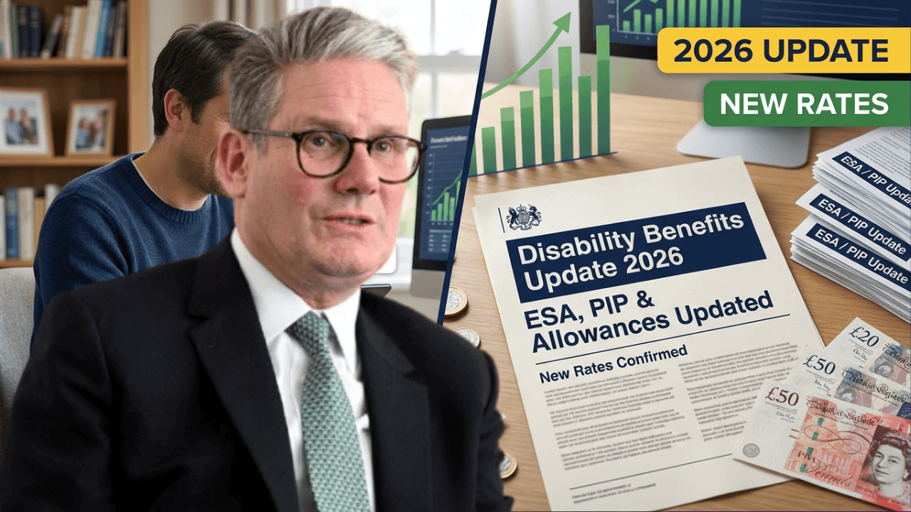 UK Disability Benefits 2026 – DWP Confirms New ESA, PIP and Allowance Rates